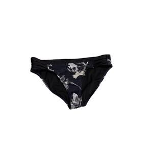 Athleta Bikini Bottoms Women’s Small Navy Floral Strappy Swim Bottom
